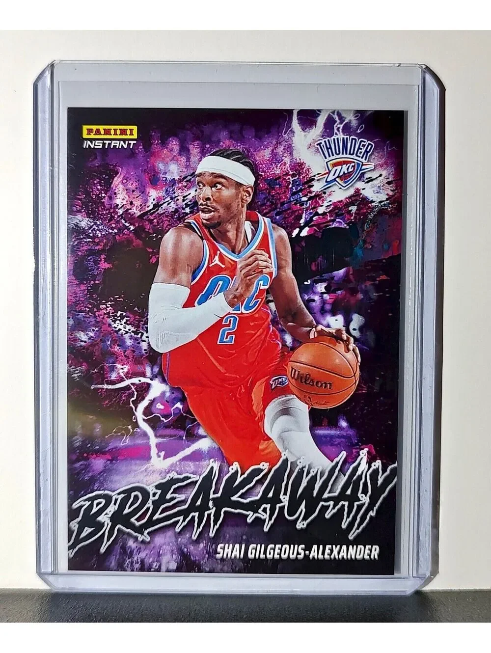 Shai Gilgeous-Alexander 2024-25 Panini NBA #17 Breakaway Card Thunder 1/1355